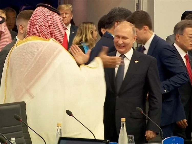 Putin and Bin Salman
