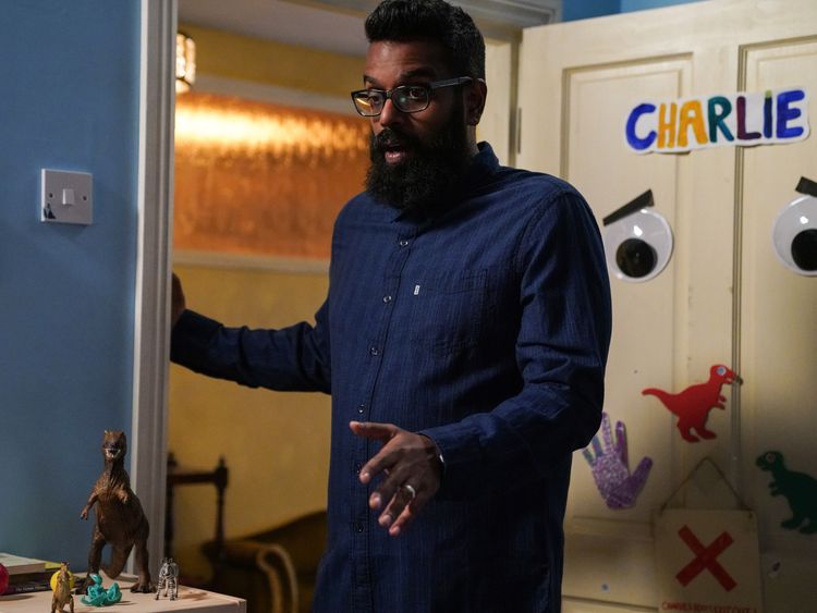 Romesh Ranganathan stars in The Reluctant Landlord on Sky One