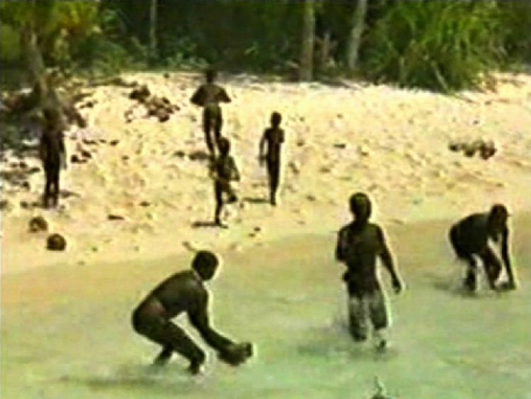 The Sentinelese have lived on their island for up to 55,000 years and have no contact with the outside world. Pic: © Survival International