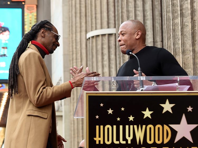 Snoop Dogg thanks himself as he gets star on Hollywood Walk Of Fame