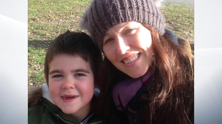 Alfie who requires cannabis treatment and his mother