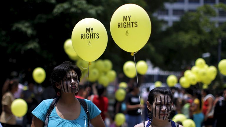 Amnesty International have supported the campaign to have abortion decriminalised in the country