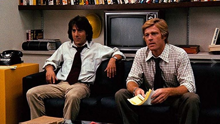 Dustin Hoffman and Robert Redford starred in All The President&#39;s Men, screenplay by William Goldman