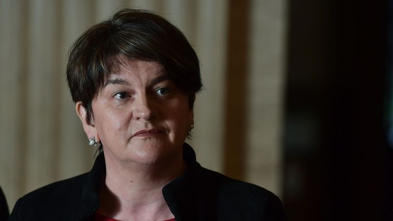 The DUP&#39;s Arlene Foster is unhappy with draft deal 