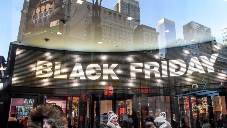 Black Friday is a big phenomenon in America 
