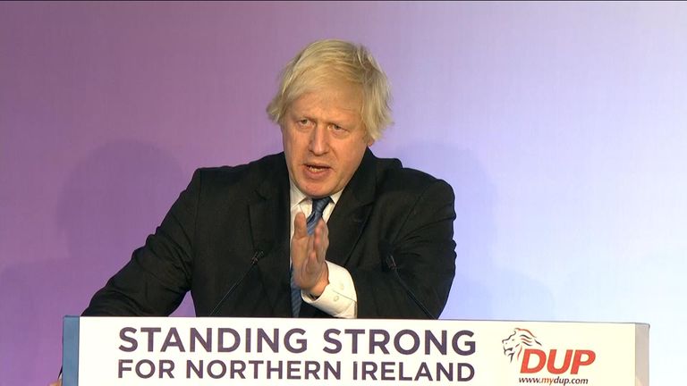 Boris Johnson: &#39;We&#39;re witnessing the birth of a new country&#39;