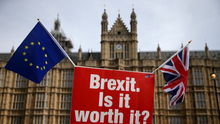 Most Britons Think Brexit Not Worth Economic Hit Sky Data Poll Finds Politics News Sky News
