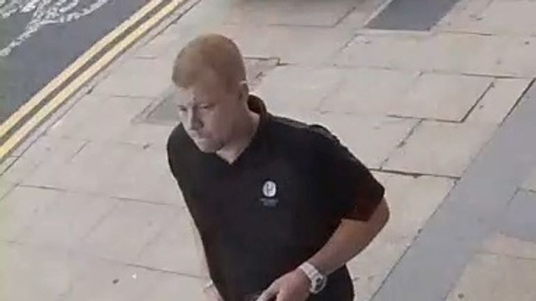 Bury police are looking to speak to this man. Pic: Greater Manchester Police