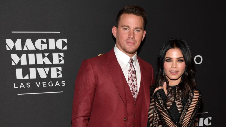 Channing Tatum and Jenna Tatum pictured in April 2017