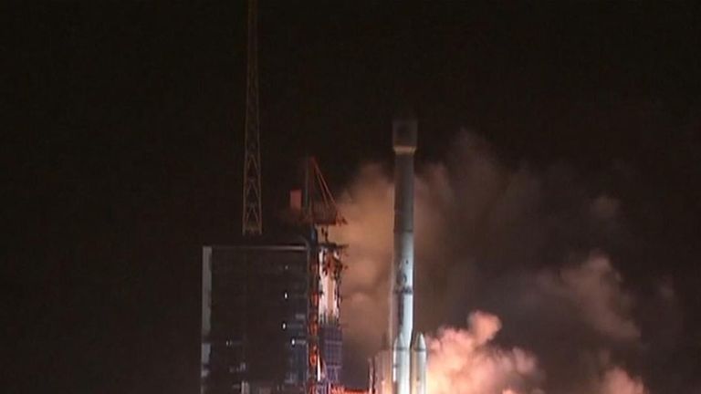The two satellites offer China global navigational coverage
