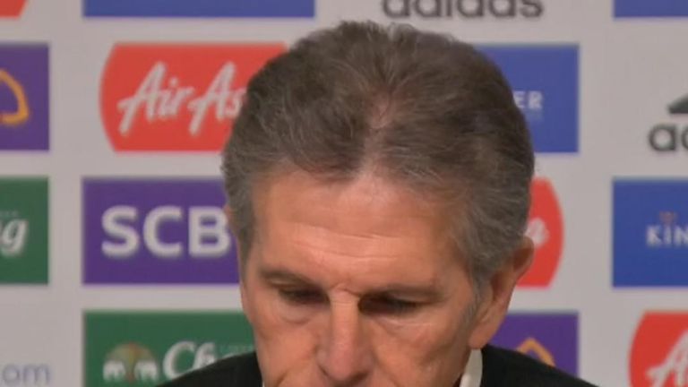 Leicester City manager Claude Puel pays tribute to the club&#39;s owner Vichai Srivaddhanaprabha, who died in a helicopter crash