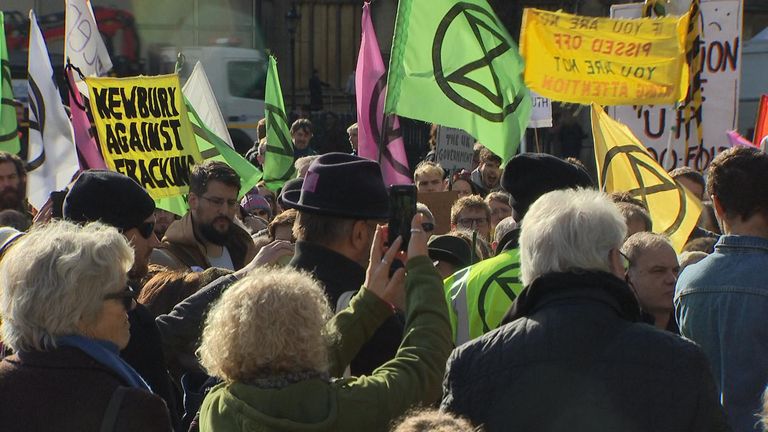 Major disruption is expected in London today, as environmental activists take part in a &#39;Rebellion Day&#39;.
