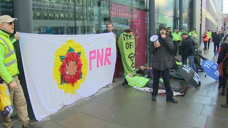 Major disruption is expected in London today, as environmental activists take part in a &#39;Rebellion Day&#39;.