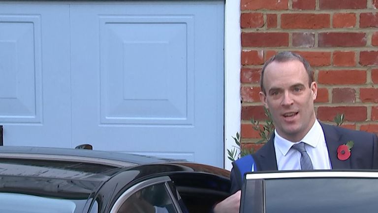 Dominic Raab was asked if he intends to resign