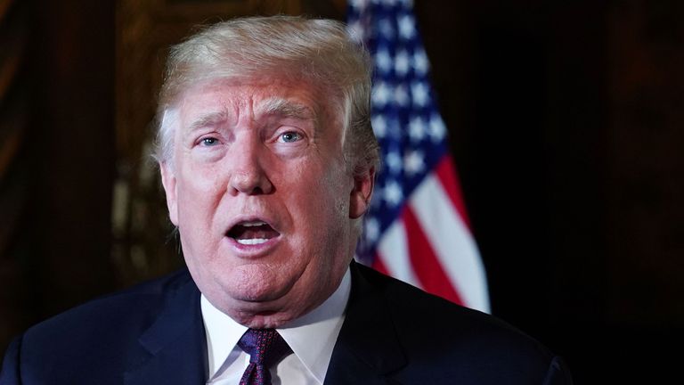 The leader said his policy was 'America first'