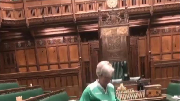 SNP Hannah Bardell and other members of the Womens Parliament Football Club couldn&#39;t get to the pitch due to a votes in the House.