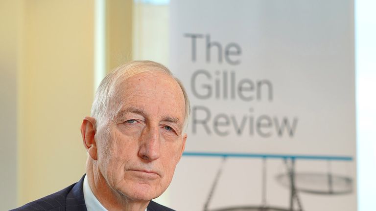 Sir John Gillen made 220 recommendations