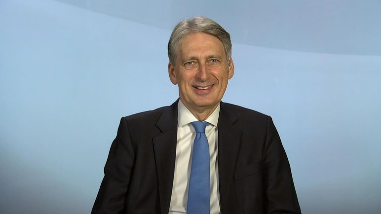 Chancellor Philip Hammond spoke to Sky News about the economic cost of Brexit, and was asked about the proposed Brexit debate.