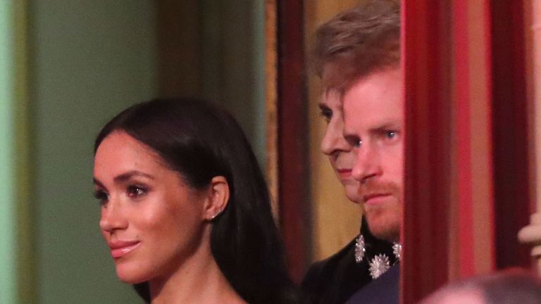 The Duke and Duchess of Sussex were in attendance