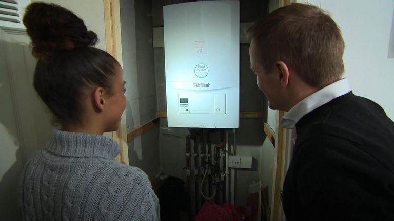 Chloe Edwards-Simpson&#39;s boiler could be converted to use hydrogen
