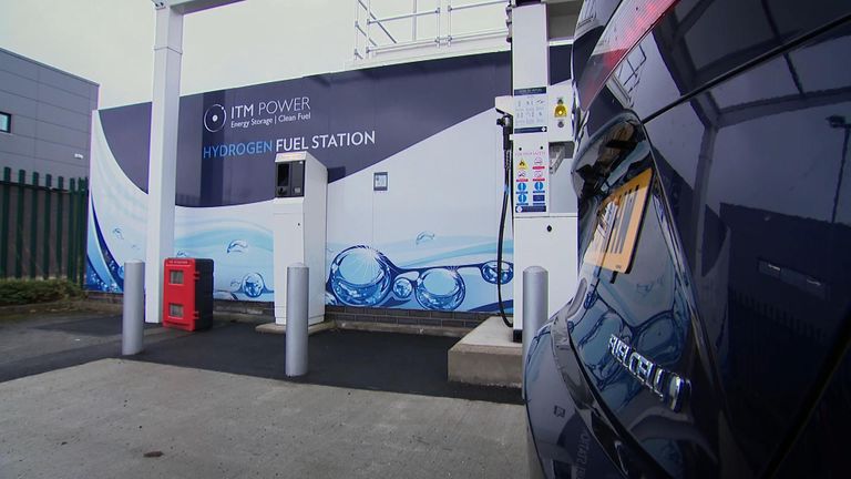 The network of hydrogen fueling stations is slowly growing