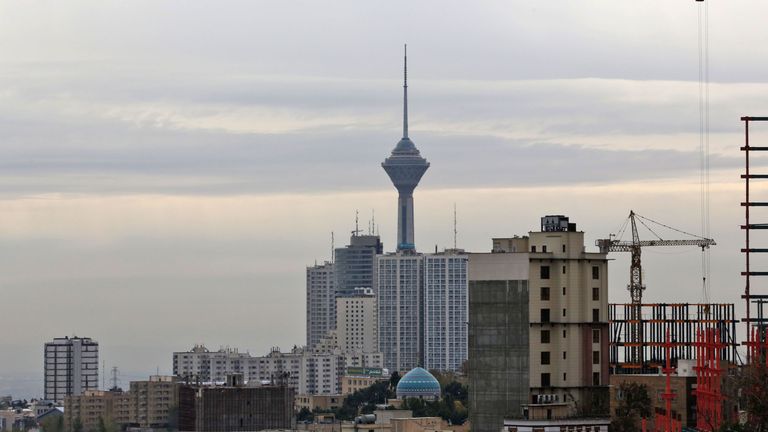Iranian capital of Tehran