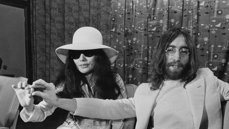 Lennon was shot dead in front of his wife Yoko Ono