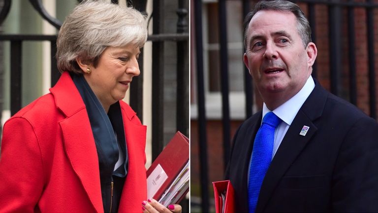 Theresa May and Liam Fox