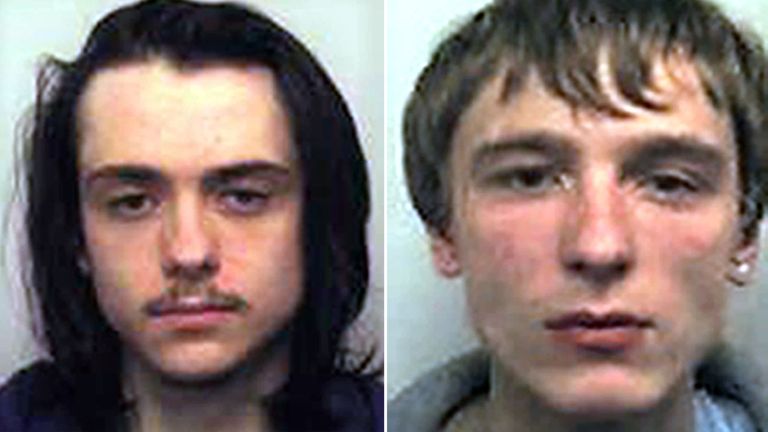 Matthew Hanley (L) and Connor Allsopp have been jailed