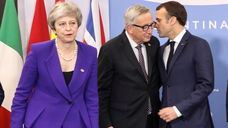 Theresa May is at the G20 summit with other European leaders 