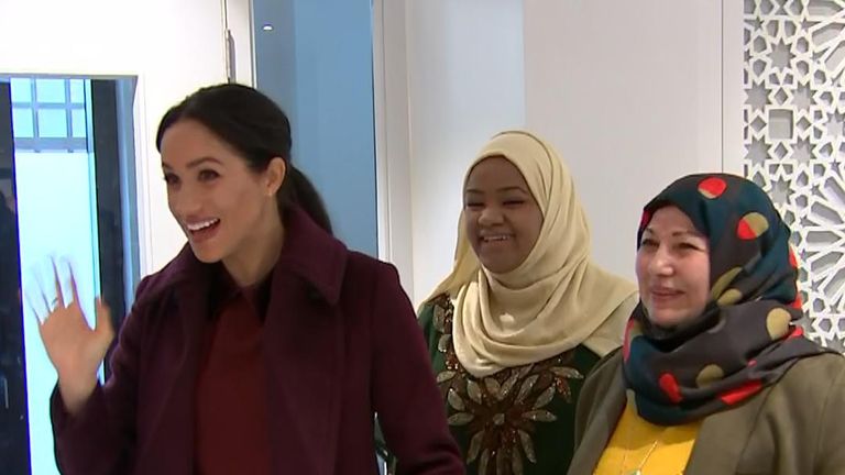 Duchess of Sussex visits Hubb Community Kitchen in London