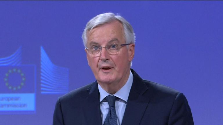 Michel Barnier gives provides some detail on the proposal for Northern Ireland under the draft Brexit agreement