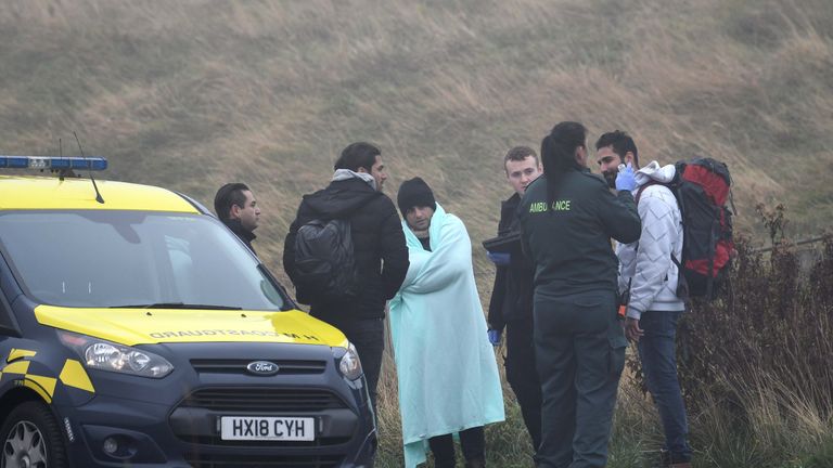 Another group of Iranians were picked up on 16 November on a boat near Dover. Pic: Steven Finn Photography
