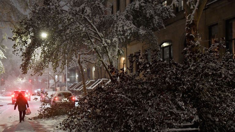 New Yorkers have been warned the weather could prove dangerous