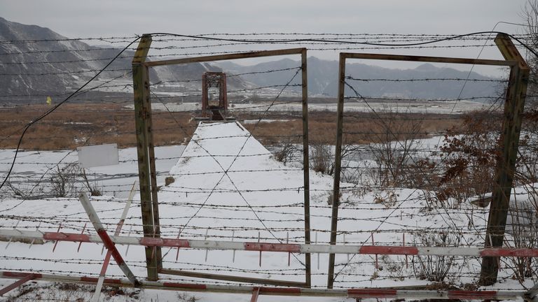 Lawrence Bruce Byron crossed into North Korea from China