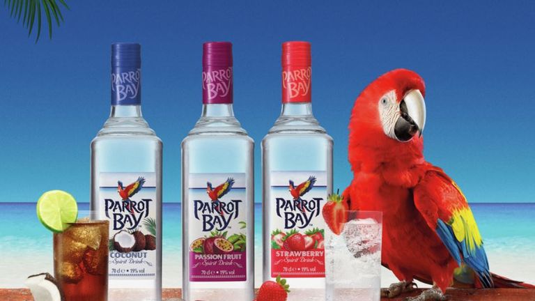 Parrot Bay is among the spirits brands sold by Diageo
