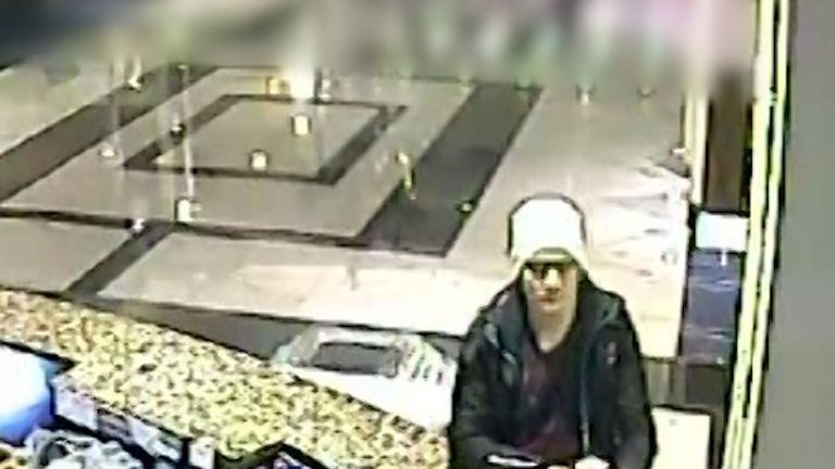 The tin was stolen from a hotel near Heathrow Airport on 9 November