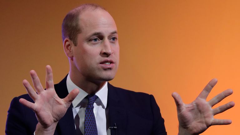 Prince William spoke about mental health at a conference in London
