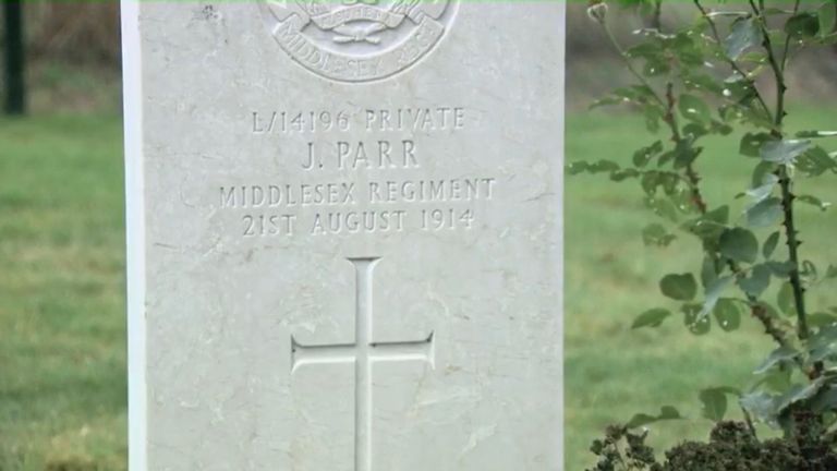Private John Parr was a teenage soldier who had lied about his age to join up
