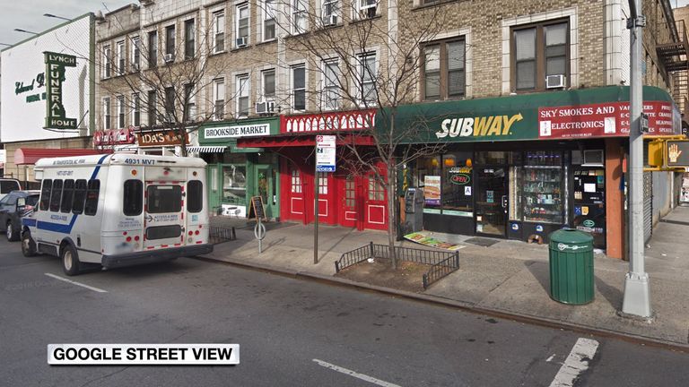 The unnamed man was found outside the Gaslight bar (in red)