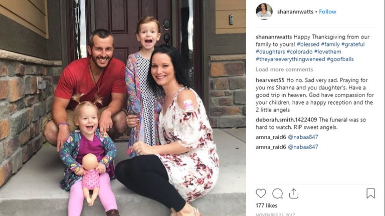 Shanann Watts and her family