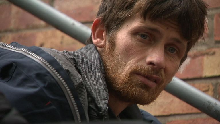 Simon takes 'snowballs' - a mixture of crack and heroine