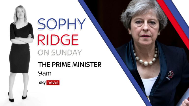 Sophie Ridge exclusive interview with the Prime Minister Theresa May.