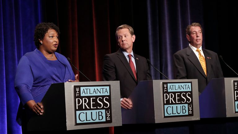 Stacey Abrams could become the first female black governor in the US