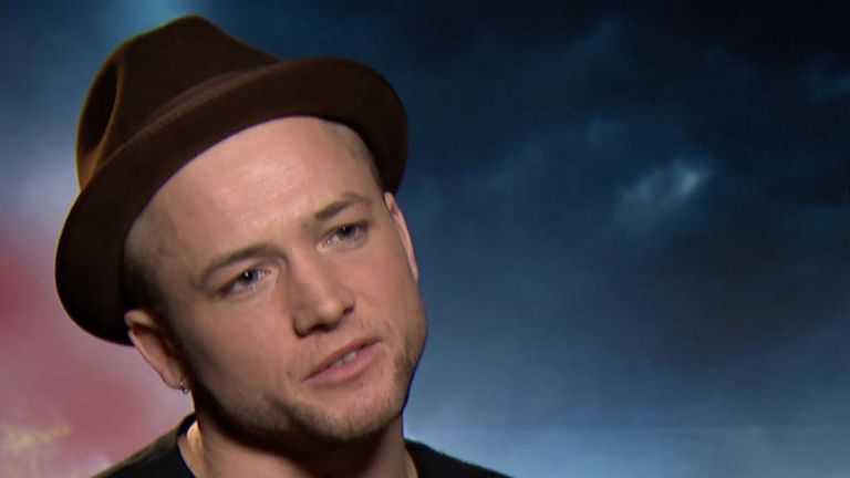 Star of Robin Hood Taron Egerton  talks about the physical pressures of being an action hero