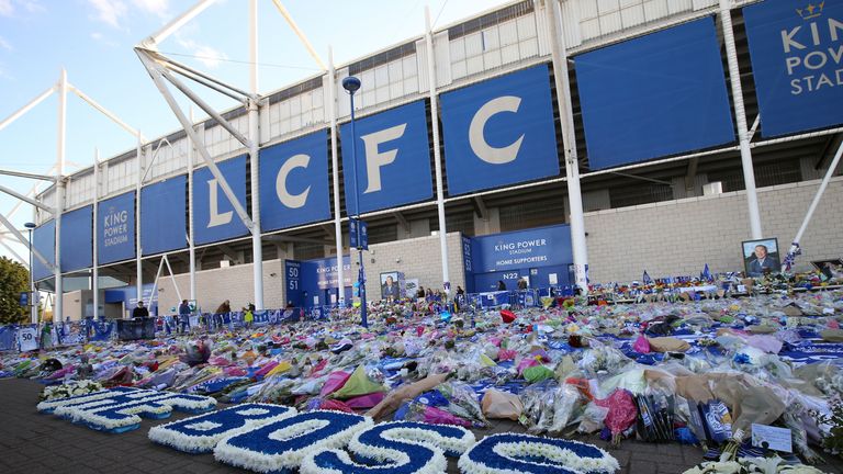 Tributes at Leicester City