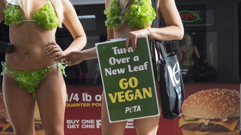 Vegan campaigners