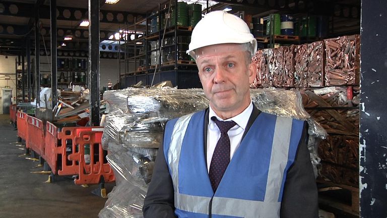 Ex-police officer Robin Edwards called on the scrap metal business to &#39;step up&#39;