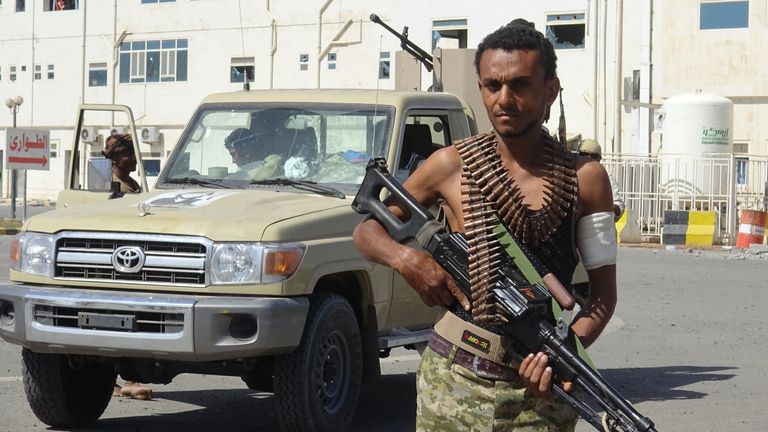 The Yemeni pro-government forces have been fighting the Houthi rebels for four years
