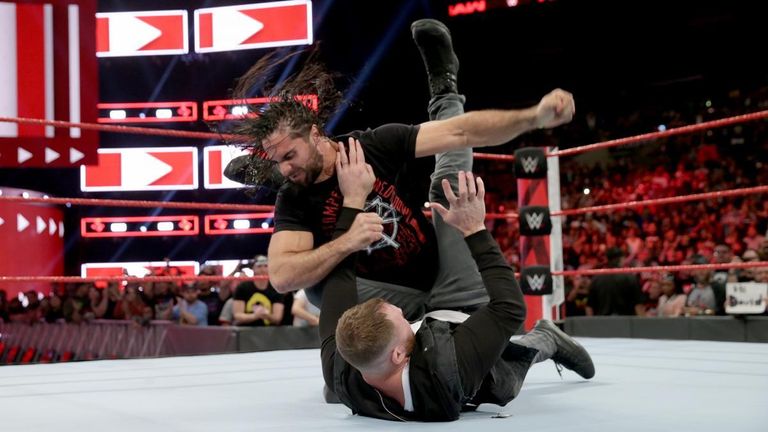 Seth Rollins attacks Dean Ambrose | Video | Watch TV Show | Sky Sports